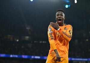 华体会官网-维尼修斯各赛事为皇马打进104球，超越大罗皇马队史巴西球员最多