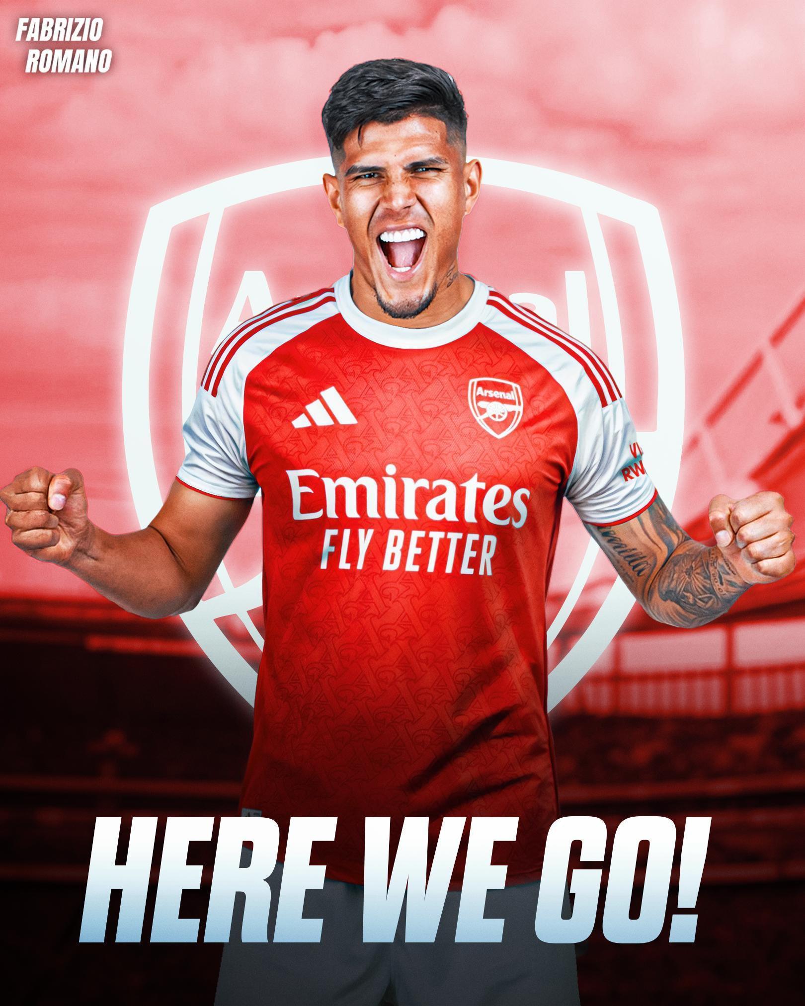 华体会官方-Here we go！罗马诺：阿森纳签下勒沃库森后卫因卡皮耶，转会费5200万欧